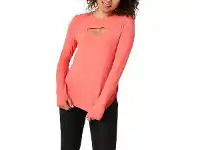 BIG W Michelle Bridges Long Sleeve Peakaboo Tee Sizes 8-16 offer