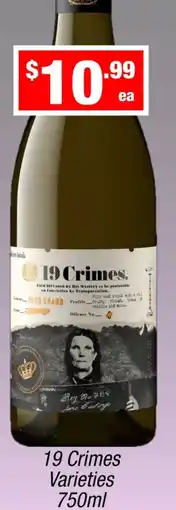 Liquor Stax 19 Crimes offer
