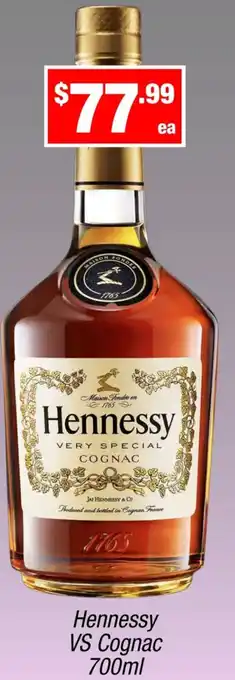 Liquor Stax Hennessy VS Cognac offer
