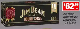 Liquor Stax Jim Beam Black Double Serve offer