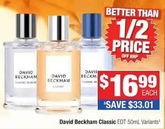 Direct Chemist Outlet David Beckham Classic EDT offer