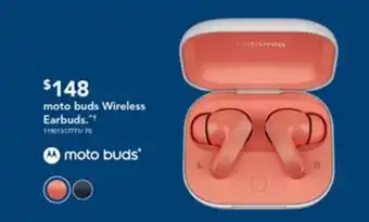 Harvey Norman moto buds Wireless Earbuds. offer
