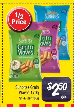 Farmer Jack's Sunbites Grain Waves offer