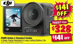 JB Hi-Fi Osmo action 4 standard combo offer