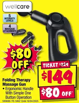 JB Hi-Fi Folding Therapy Massage Gun offer