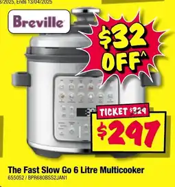 JB Hi-Fi The Fast Slow Go 6 Litre Multicooker offer