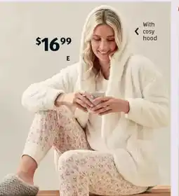 ALDI Lounge Cardigan with Hood offer
