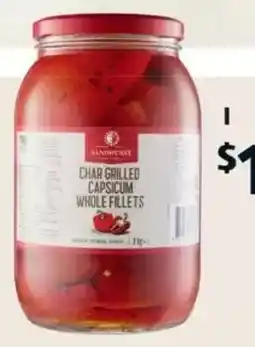 ALDI Chargrilled Capsicum offer