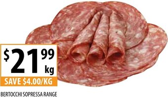 Supabarn Bertocchi Sopressa Range offer