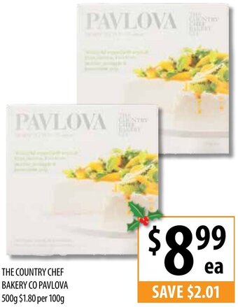 The Country Chef Bakery Co Pavlova 500g