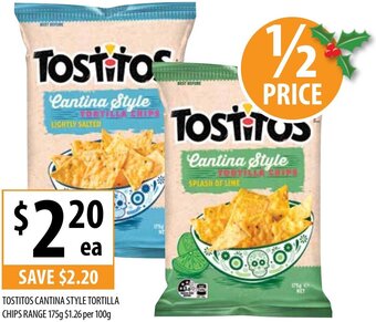 Tostitos Cantina Style Tortilla Chips Range 175g