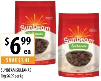 Sunbeam Sultanas 1kg