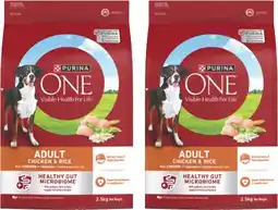 Coles Purina One Dry Dog Food 2.5kg offer