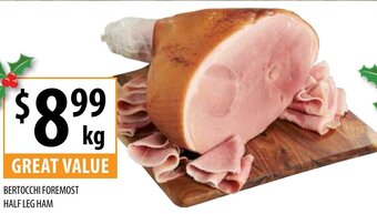 Supabarn Bertocchi Foremost Half Leg Ham offer