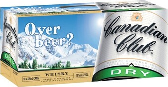 Coles Canadian Club & Dry Cans 10x375mL offer