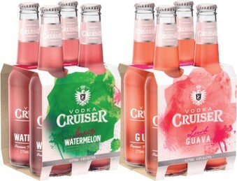 Coles Vodka Cruiser Bottles 4x275mL offer