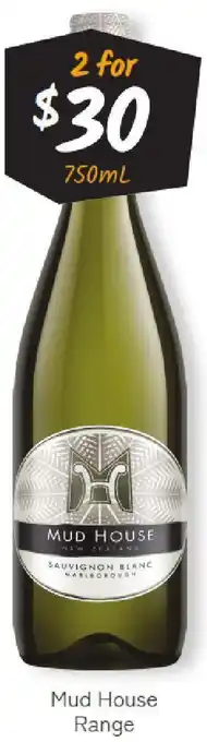 Cellarbrations Mud House Range offer