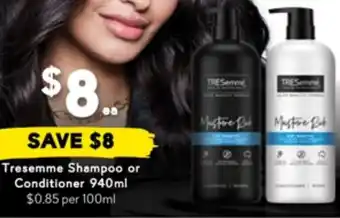 Drakes Tresemme Shampoo or Conditioner offer
