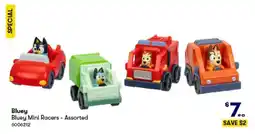 Woolworths Bluey Mini Racers - Assorted offer
