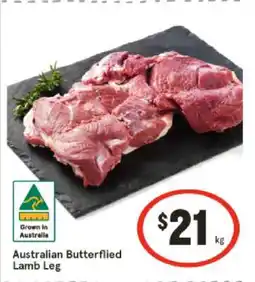 IGA Australian Butterflied Lamb Leg offer