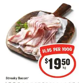 IGA Streaky Bacon offer