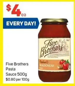 Foodland Five Brothers Pasta Sauce 500g offer