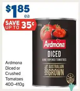 Foodland Ardmona Diced or Crushed Tomatoes offer