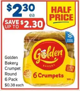 Foodland Golden Bakery Crumpet Round 6 Pack offer