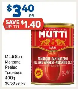 Foodland Mutti San Marzano Peeled Tomatoes offer