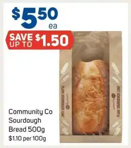 Foodland Community Co Sourdough Bread 500g offer