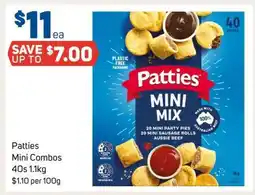 Foodland Patties Mini Combos offer
