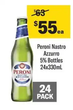 Coles Peroni Nastro Azzurro offer