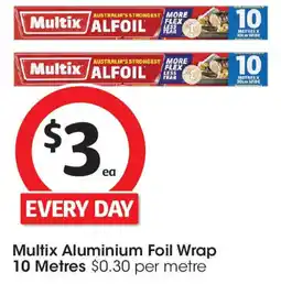Coles Multix Aluminium Foil Wrap 10 Metres $ offer