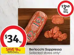 Coles Bertocchi Soppressa offer