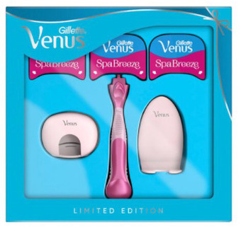Shaver Shop Gillette venus spa breeze limited edition gift pack offer