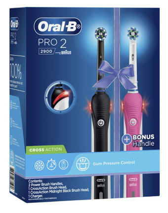 Shaver Shop Oral-b pro 2 2000 dual handle electric toothbrush offer