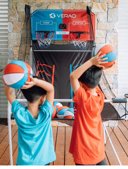 Verao 2 player arcade basketball offer at Rebel Sport