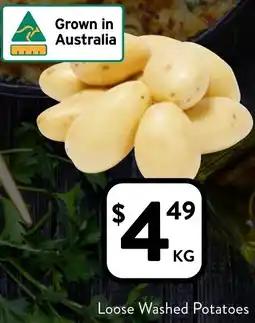 Foodworks Loose Washed Potatoes offer