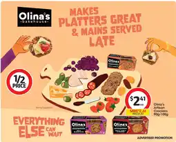 Coles Artisan Crackers offer