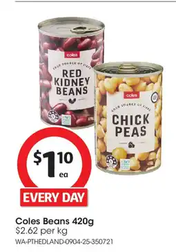 Coles Beans offer