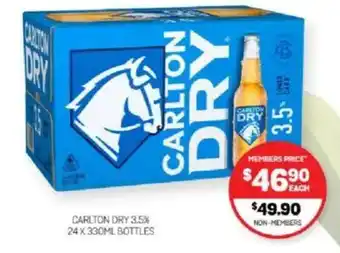 Harry Brown Carlton dry 3.5% offer