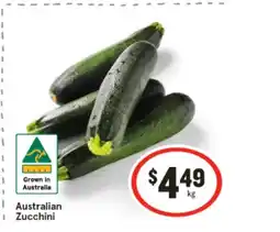 IGA Zucchini offer