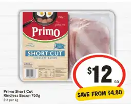 IGA Short Cut Rindless Bacon offer