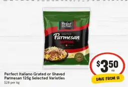 IGA Grated or Shaved Parmesan offer