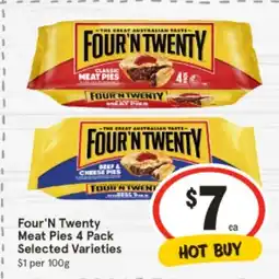 IGA Meat Pies offer