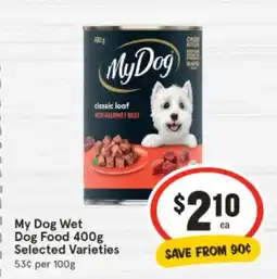 IGA Wet Dog Food offer