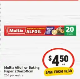 IGA Alfoil or Baking Paper offer