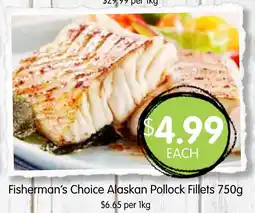 Spudshed Fisherman's Choice Alaskan Pollock Fillets offer