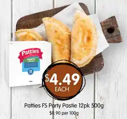 Spudshed FS Party Pastie offer