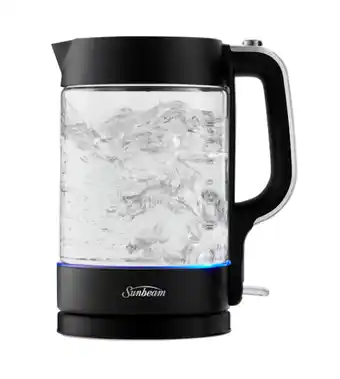 BIG W Sunbeam black classics glass kettle 1.7-litre offer